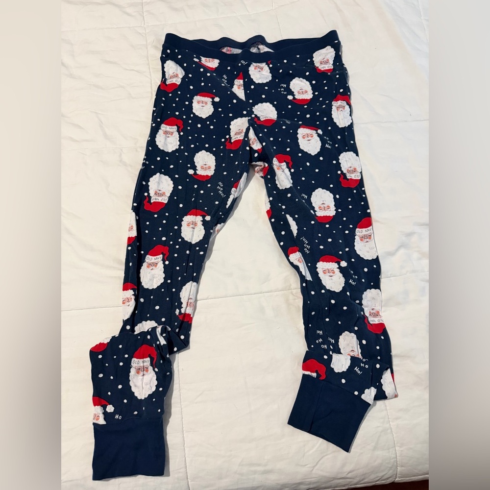 Old Navy Women’s Pajama Bottoms - Navy with Santa Print